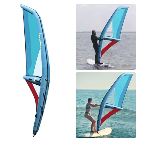 WpozJURf Paddle Board Sail, Inflatable Sail, Inflatable Sailing Sail, Professional Inflatable Paddle...