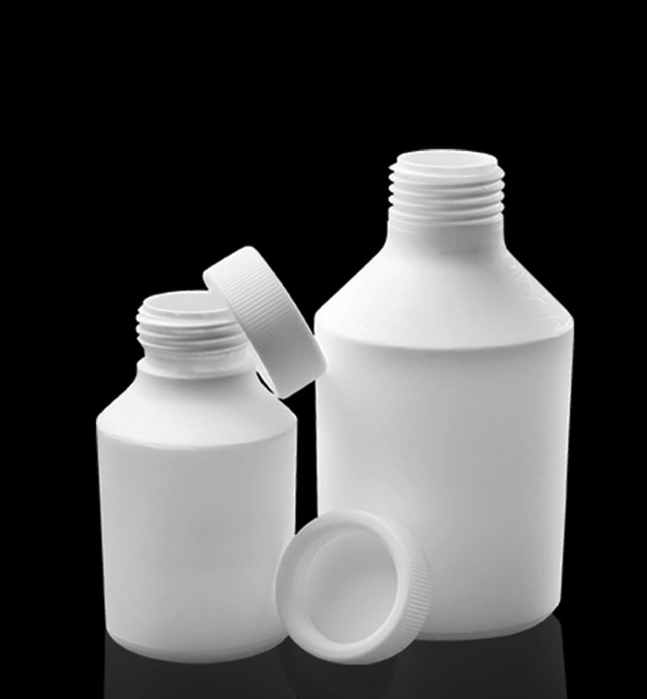 Butelki PTFE do przechowywania odczynników – butelki laboratoryjne odporne na działanie kwasów i zasad z szyjką o dużej/małej średnicy, 1 szt.(Large Diameter 250ML)