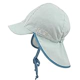 PICKAPOOH Baby/Kinder Sonnenhut/Sonnenmütze Tom Bio-Baumwolle, Streifen Cloud, Gr. 52