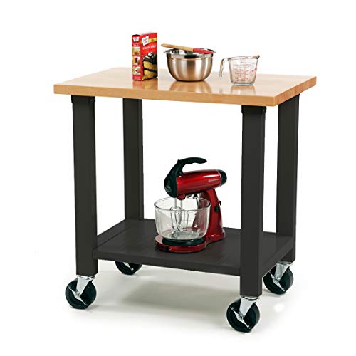 Seville Classics UltraHD Heavy-Duty Rolling Workstation, for Garage, Warehouse, Office, Classroom, Graphite, 36" W x 24