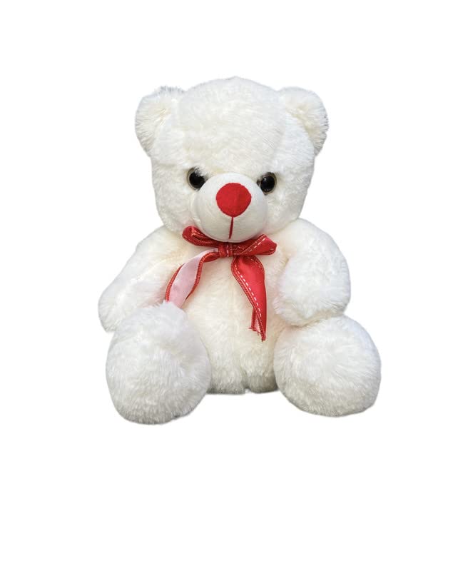 Teddy Bear Plush Soft Toy Cute Kids Birthday Animal Baby Girls/Wife, Boyfriend/Husband, Wedding for Couple Special, Rakhi for Brother/Sister Gift Items (38 CM, White)