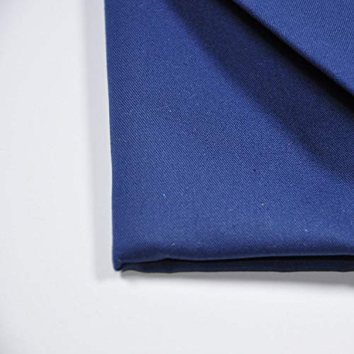 Premium Dark Blue 100% Cotton Twill Fabric - Versatile 4.5oz, 60" Wide, Perfect for Upholstery and Crafts by the Yard 3 Premium Dark Blue 100% Cotton Twill Fabric - Versatile 4.5oz, 60" Wide, Perfect for Upholstery and Crafts by the Yard - Image 2