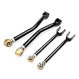 Adjustable Front Upper & Lower Control Arms 0-6' Lift Replacement for Jeep Wrangler JK 2007-2018 Suspension Lift Kits(SET OF 4)