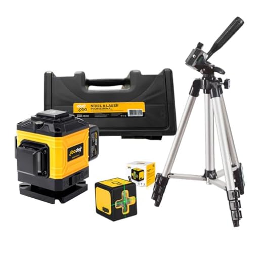 Kit Nível a Laser Profissional 12 e 2 Linhas com Tripé – Precisão para Construção e Decoração