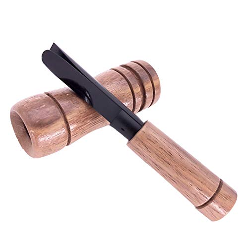 MEROURII Sifflet d'Appel de Canard, Appel de Chasse en Bois Canard Chasse Appel Appelant Oie Chasseur Sifflet Accessoire de Chasse Camping en Plein Air