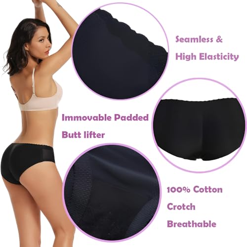 Image of Women Padded Butt Hip Enhancer Briefs