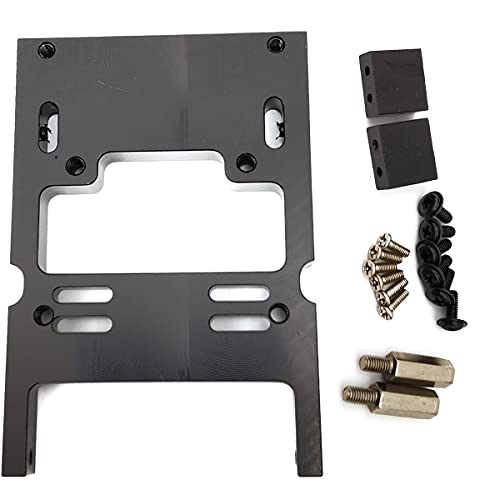 Devmo Metal Upgrade Steering Servo Fixed Mount Bracket Compatible With Wpl B1 B14 B16 B24 B36 Rc Car Truck,Black #TOP2