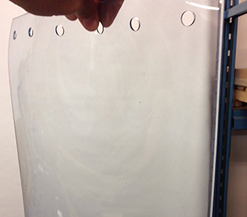 Strivide - Strip Door Curtain - 48 In. (4 Ft) Width X 90 In. (7Ft 6 In) Height - Standard Smooth 6 In. Strips With 67% Overlap - Common Door #TOP1