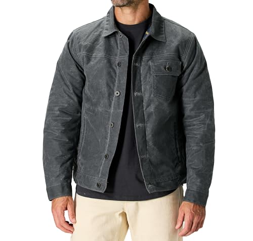 Mens Trucker Jacket - Cotton Corduroy Jacket Men Motorcycle Jackets Heated For Mens2