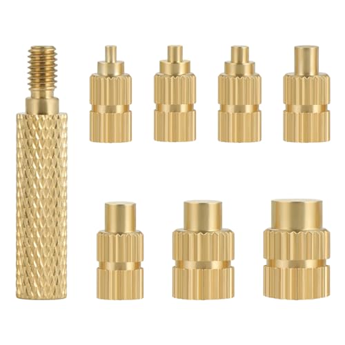 Gueenky 8 Pièces Pointe Fer à Souder, Set Fusion du Fer à Souder pour M2 M2,5 M3 M4 M5 M6 M8 Inserts Filetés Impression 3D