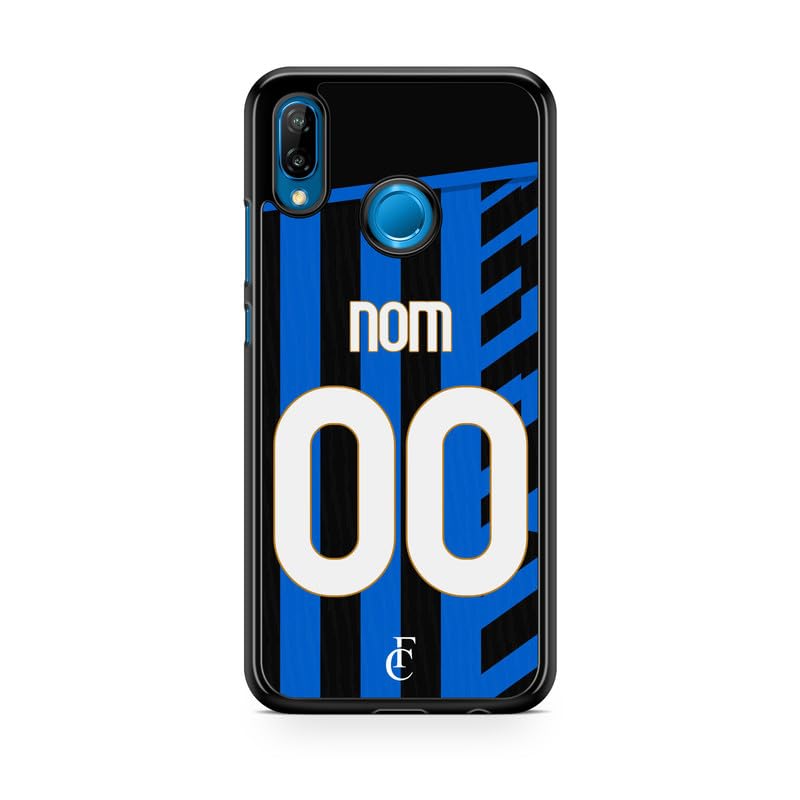 Générique Cover per telefono compatibile con Huawei P8 Lite (2017) Maglia da calcio di Inter Milano Home Personalizzabile Ronaldo Messi Neymar mbappe Ref 81