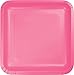 Candy Pink Square 9" Dinner Plates 180ct
