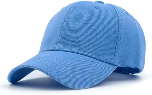 Utmost Structured Baseball Cap with Adjustable Closure - Performance Hat for Outdoor Activities and Custom Embroidery (1pc Sky Blue)