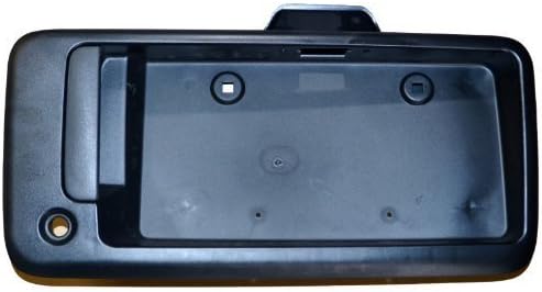 PT Auto Warehouse GM-3904A-TG - Cargo Back Door License Plate Bracket Holder Handle, Textured Black (Replaces 15269298, 15160570, 15160571, 10359095, 15025633, 15048814, 15048815, 15063921, 15063922)