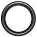 Buna-N Sanitary Gasket, Black, 4" Tri-Clamp; 1/Pk