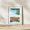 Hewson's Gifts UK Travel Print UK Cities and Shires, Handmade Print Of The Beautiful Places of United Kingdom, UK Artwork Wall Art Poster For New Home Kitchen Print (Bath, A2 Unframed Print) #3