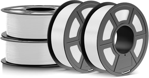 Image of JAYO PETG Filament 1.75mm Bundle 4.4KG, Strong Toughness PETG 3D Printer Filament, Dimensional Accuracy + /- 0.02 mm, Fits for Most FDM 3D Printers (White)