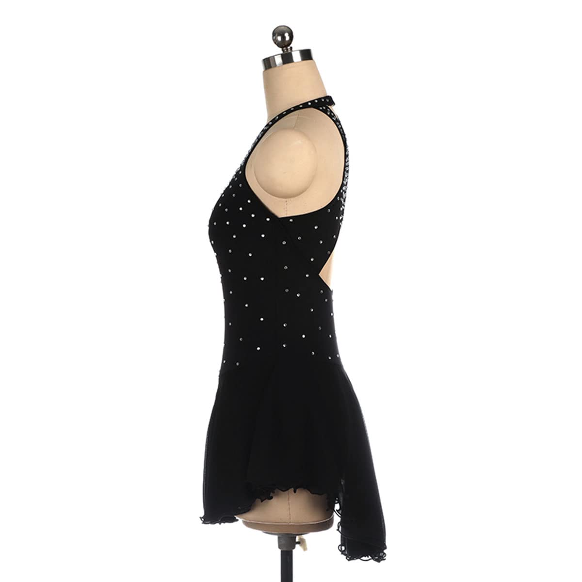 Vestito da ragazza per pattinaggio artistico, per l'inverno, per lo sport, per il pattinaggio, per ragazze