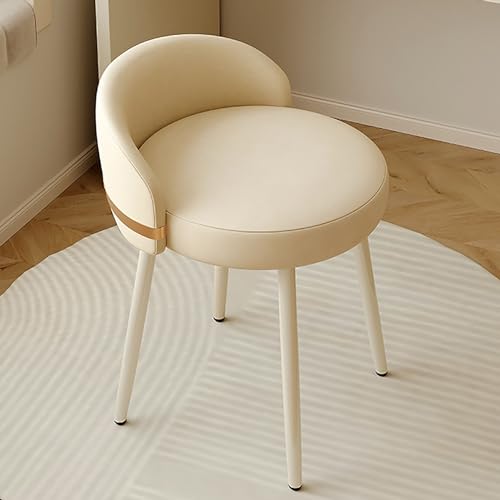 Silla de tocador de maquillaje ergonómica que soluciona los problemas de espacio