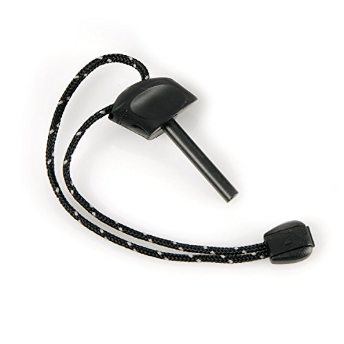 Light My Fire Replacement Swedish FireSteel Fire Starter for FireKnife, Black