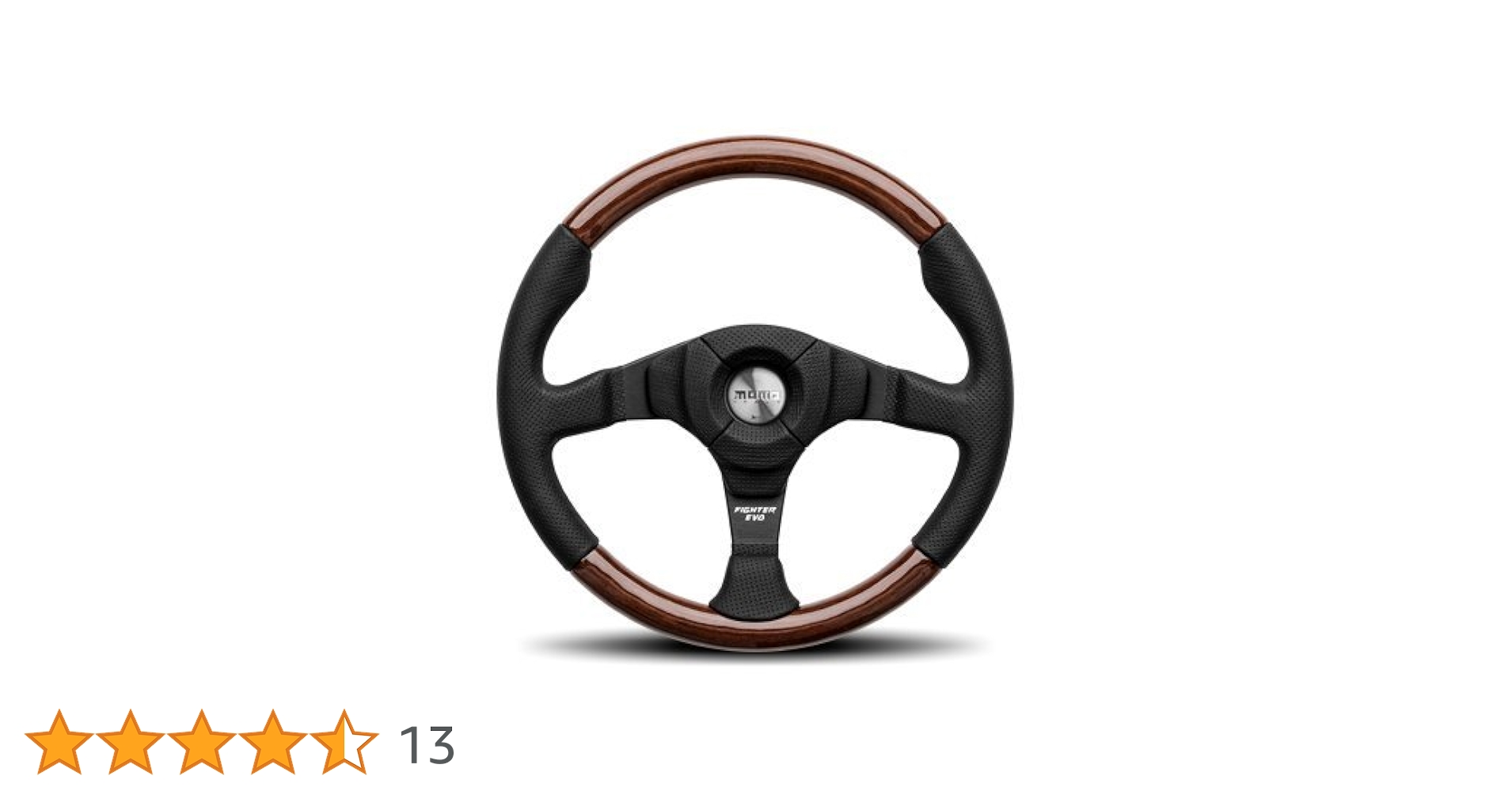 ❤️セール❤️モモファイター ウッドレザー ステアリングホーン ハンドル ❤️美品❤️ 41U7Fg13HpL.jpg_BO30,255,255,
