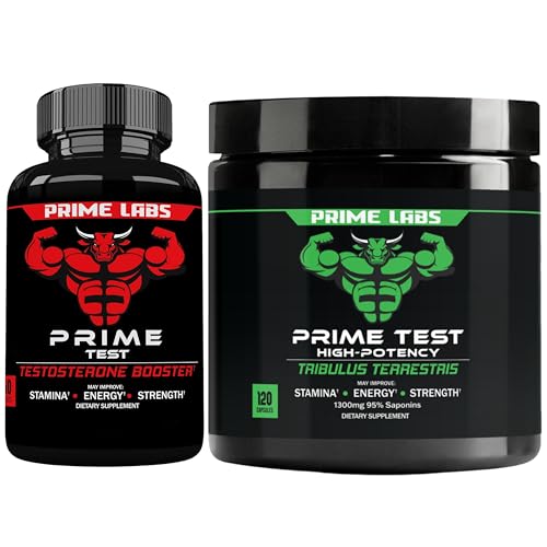 Prime Labs Prime Test e Tribulus terrestris, 60 cápsulas + 120 cápsulas