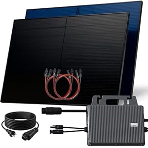 Sunniva 1000W Balkonkraftwerk Full Black BKW1100-GR800