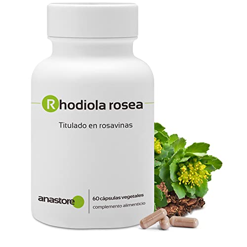 Rhodiola Rosea * 400 mg / 60 cápsulas vegetales * Titulado al 5% en rosavinas y 2% en salidrósidos