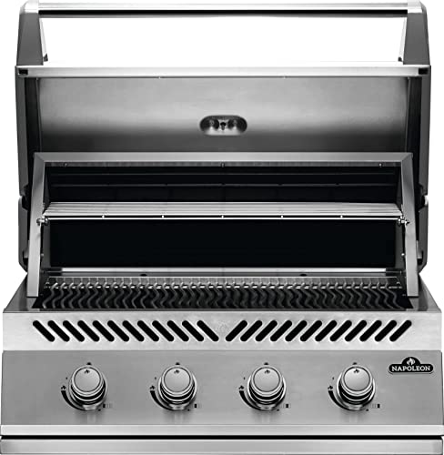 Napoleon Built-In 500 Series 32-Inch Built-In Gas Barbecue Grill Head - Bi32Pss - Marine Grade Stainless Steel, Propane, 4 Main Burners, 7.5 Mm Stainless Steel Grids #TOP2