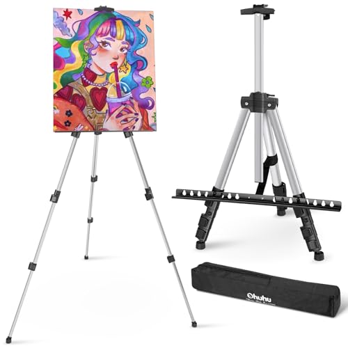 Cavalletto Pittura 43 a 168 cm, Ohuhu cavalletto per dipingere