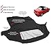 Compatible with Geo Metro Convertible Soft Top & Plastic Window Pontiac Firefly suziki Swift Cultus 1990-1993 Black Pinpoint Vinyl