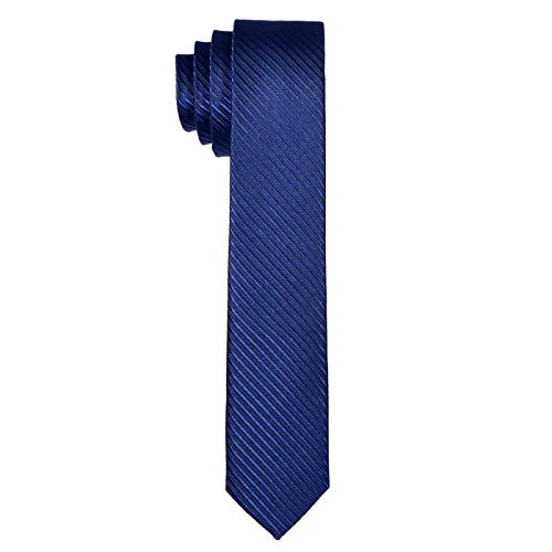 DonDon Cravatta Uomo blu scuro 5 cm di larghezza