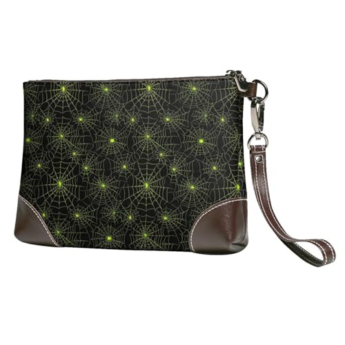 Portefeuille portable en cuir imprimé pour femme petit sac à main vert originale