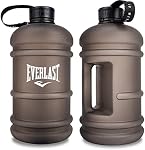 Everlast FIT Champion 2.2L Water Bottle - Leak-Proof, BPA-Free, Large Capacity for Workouts, Hiking, Camping, Easy to Clean, Sturdy Handle, Stainless Steel Cap, Ideal for Daily Hydration