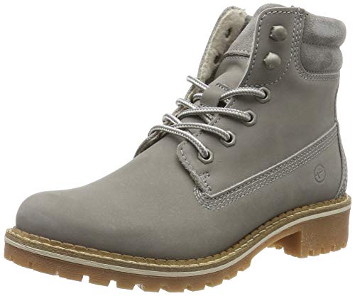 Tamaris Damen 1-1-25242-23 Combat Boots, Grau (Light Grey 254), 38 EU