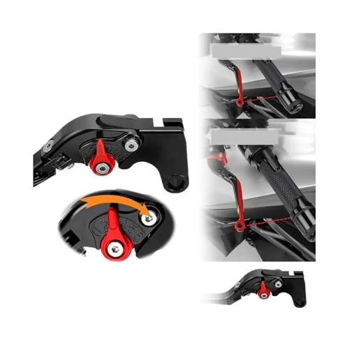 Leviers de frein pliables et embout de barre de main moto CB 125F