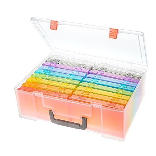 Photo Storage Box 4x6, 18 Inner Photo Case Large Photo