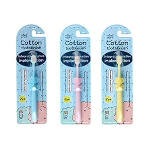 TOYANDONA 3 Stks Kids Tandenborstel Extra Mooie Olifant Zuigeling Training Tandenborstel Reiniging Tandenborstel Mondverzorging voor Kinderen Peuter Roze Geel Blauw