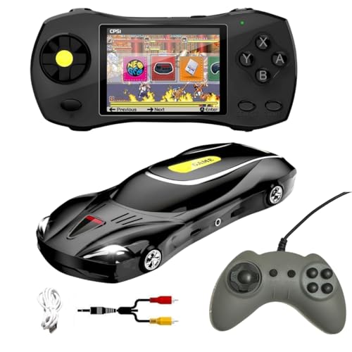 Image of VikriDA Handheld Game Video Game Console 620 Retro Games Support Connecting TV Game for Kids | Retro Mini Game for Kids, Rechargeable 8 Bit Classic (Black)