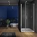 Produktbild IMPTS Pendeltür 90cm Duschtür Nischentür Dusche Nische Schwingtür Duschkabine Duschwand Glas 6mm NANO Glas 195cm