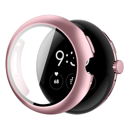 BELIYO Ή Google Pixel Watch 2 / 1 pP[X یtB ̌^ sNZEHb` Jo[ Sʕی PCf ȒP ϏՌ ߗ wh~ ([YS[h)