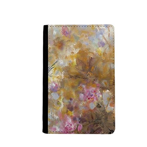 Porte-passeport September Lotus XJJ peinture à l'huile voyage