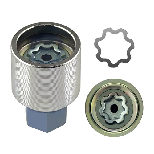 #Q/814 for Audi Wheel Locking nut Key Compatible with Audi A3 A4 A5 A6 A8 Q3 Q5 Q7 Wheel Lock Key,Anti-Theft Lug Nut Removal Tool