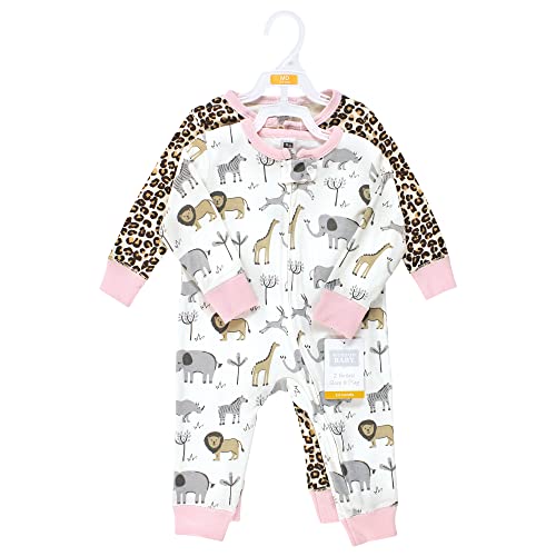Image of Hudson Baby Baby Cotton Union Suit, 3 Pack