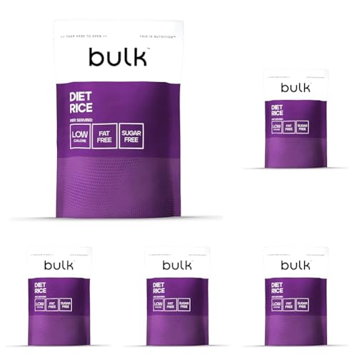 Bulk Arroz dietético, Arroz Konjac, Glucomanano, 200g (Paquete de 5)