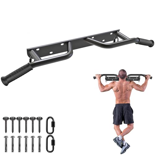 SELEWARE Klimzugststange Wand Klimmzugstange Wandmontage - Multifunktionale Pull Up Bar Türrahmen Deckenmontage, Latzugstangen mit Widerstandsbandhaken und Ballfingertraining, Tragkraft 227KG SELEWARE Klimzugststange Wand Klimmzugstange Wandmontage - Multifunktionale Pull Up Bar Türrahmen Deckenmontage, Latzugstangen mit Widerstandsbandhaken und Ballfingertraining, Tragkraft 227KG