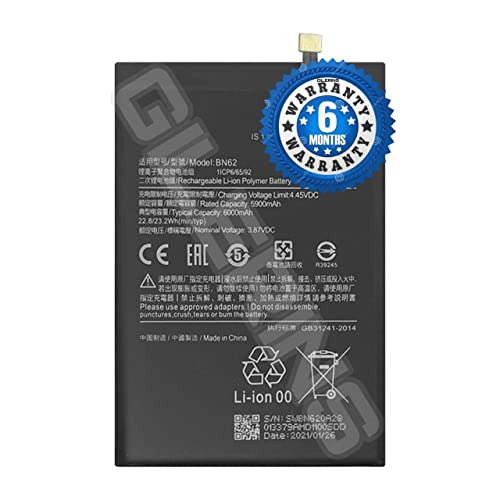 Image of Original BN62 Battery for Redmi Note 9, Poco M3 Battery with 6 Month Warranty ***(G212)