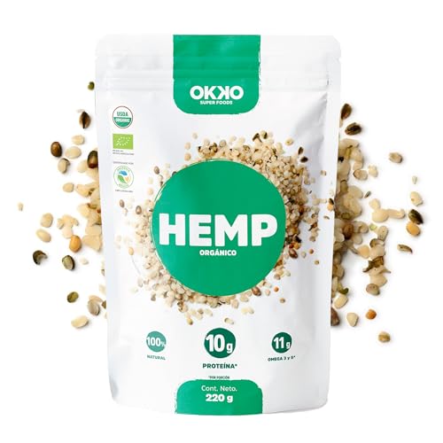 Recopilación de Tropico verde los 5 mejores. 39 OKKO Semillas de Hemp Orgánico, 220 g