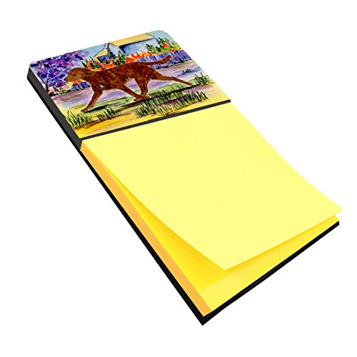 Caroline's Treasures Chesapeake Bay Retriever Refillable Sticky Note Holder or Postit Note Dispenser, 3.25 by 5.5", Multicolor