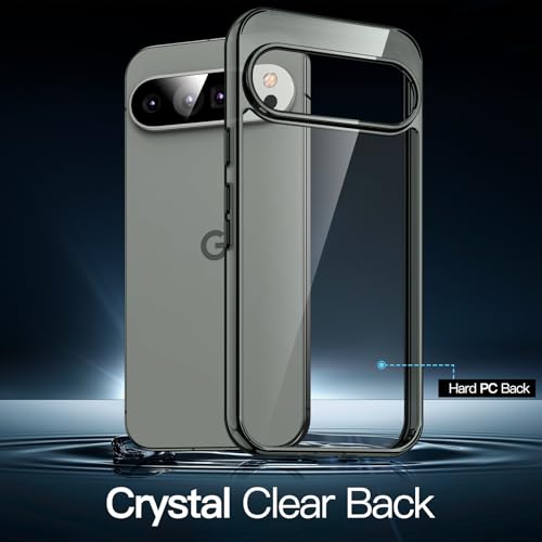 Image of JETech Cover Case for Google Pixel 9 /9 Pro 2024, Non-Yellowing Shockproof Bumper Protective Phone Cover, Anti-Scratch Hard PC Back (Hazel)